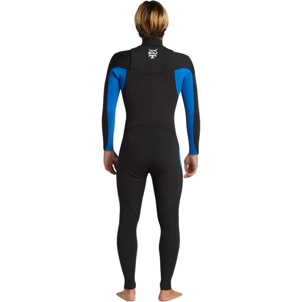 2026 Quiksilver Männer Mercury 4/3mm Brustreißverschluss Neoprenanzug AQYW103116 - Olympian Blue
